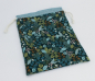 Preview: Projektbeutel/ Handarbeitsbeutel mit Kordel Dancing Leaves